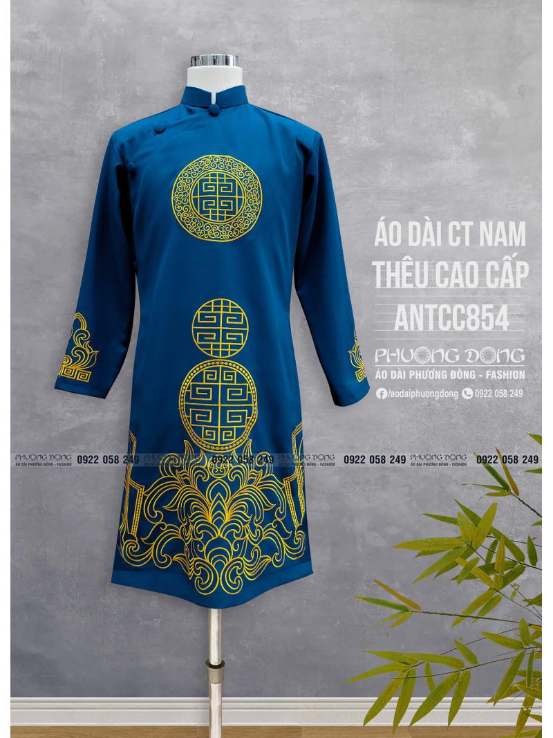 Áo Dài Cách Tân Nam Thêu Cao Cấp ANTCC854 Áo Dài Cách Tân Nam Thêu Cao Cấp ANTCC854